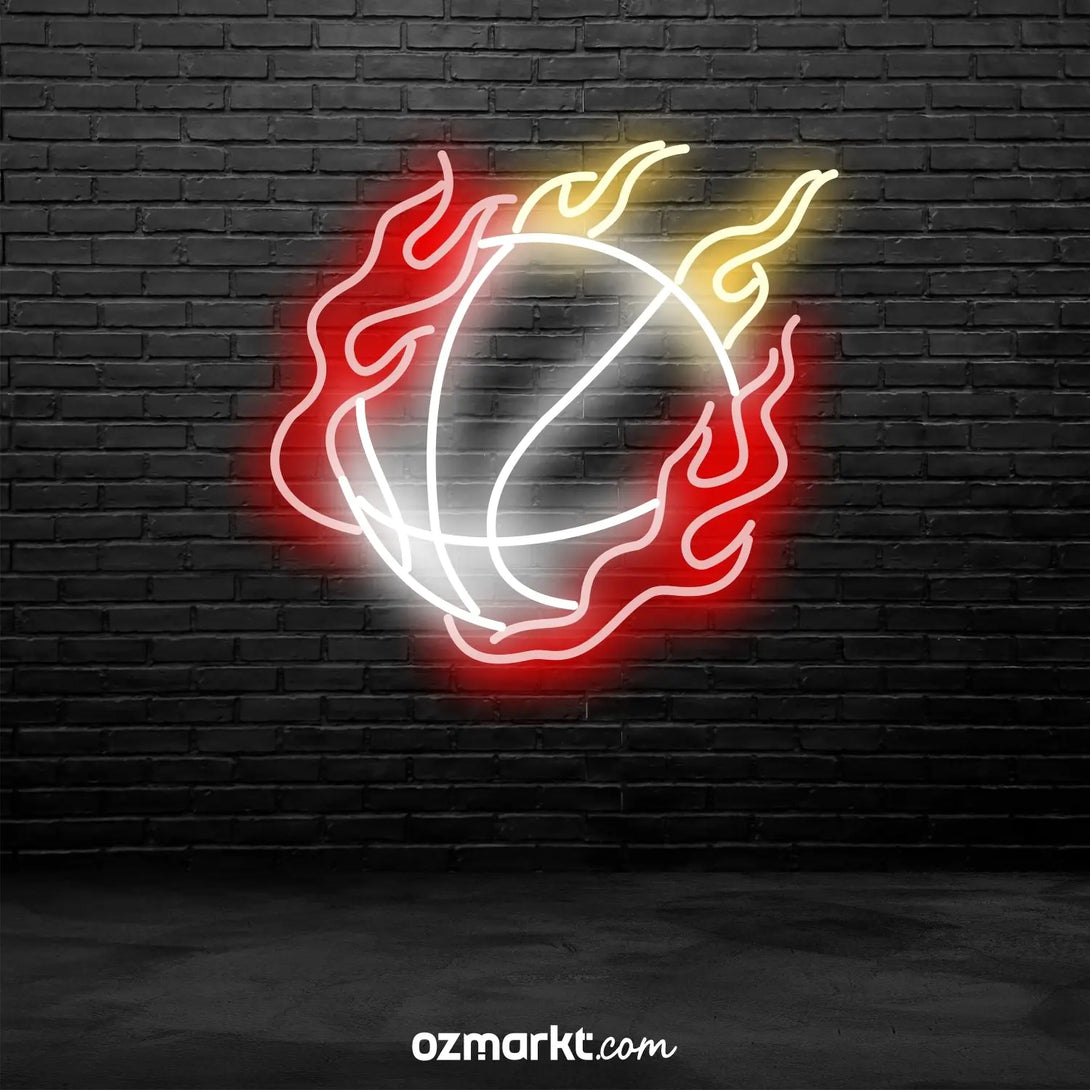 Basketbol Temalı Neon OzMarkt I Türkiye'nin reklam ürünleri marketi