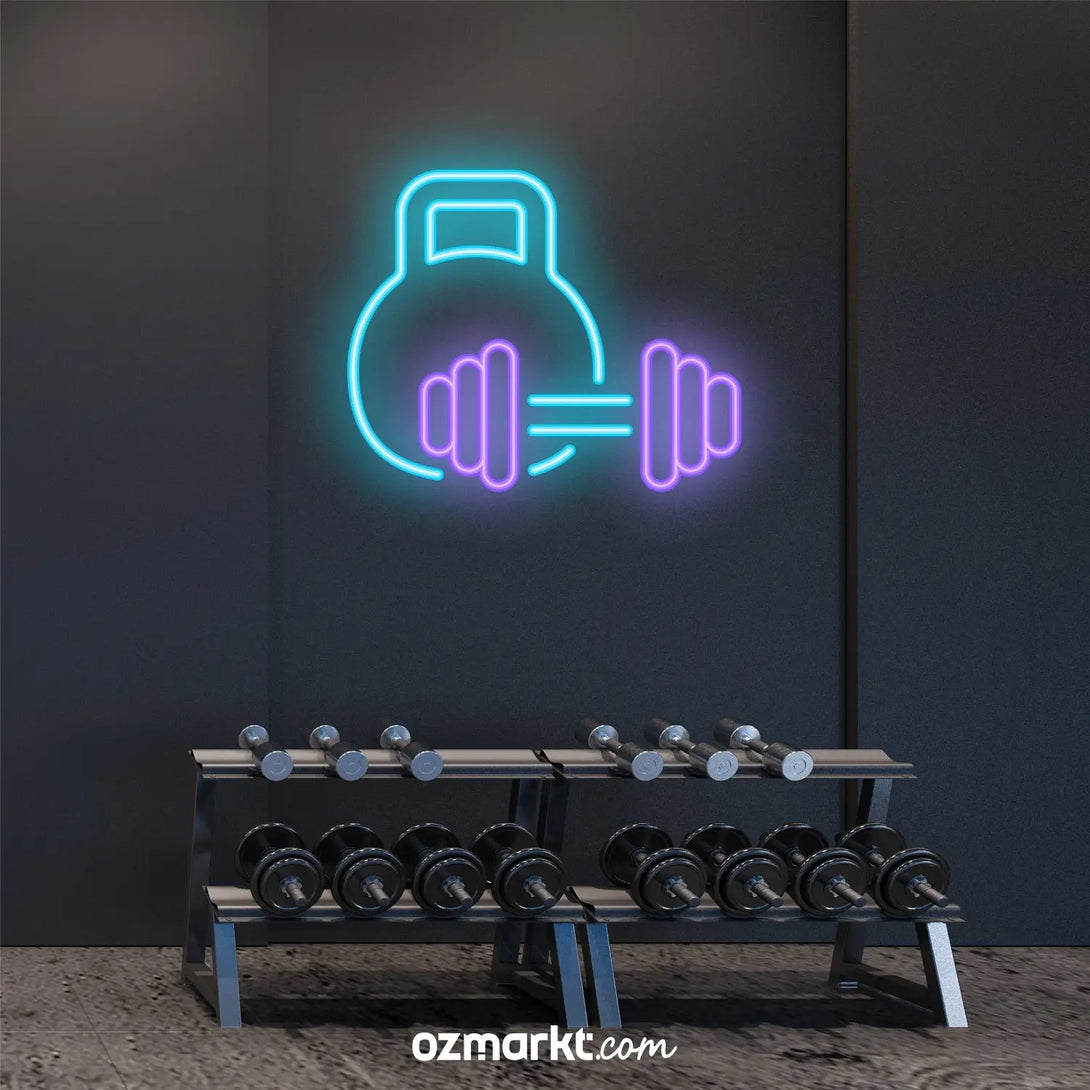 GYM Dambıl Ağırlık Neon OzMarkt I Türkiye'nin reklam ürünleri marketi