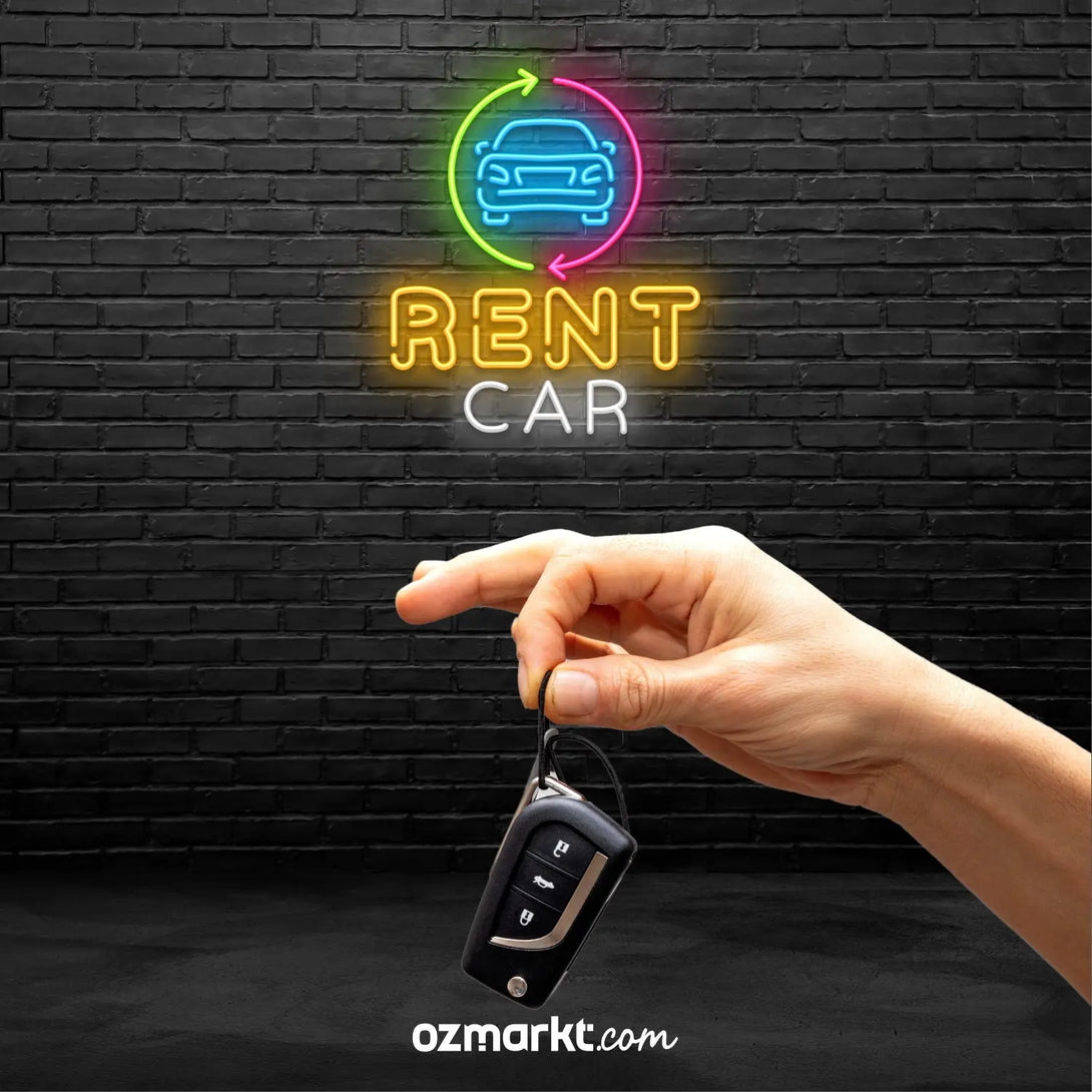 Rent a Car Araç Kiralama Neon OzMarkt I Türkiye'nin reklam ürünleri marketi