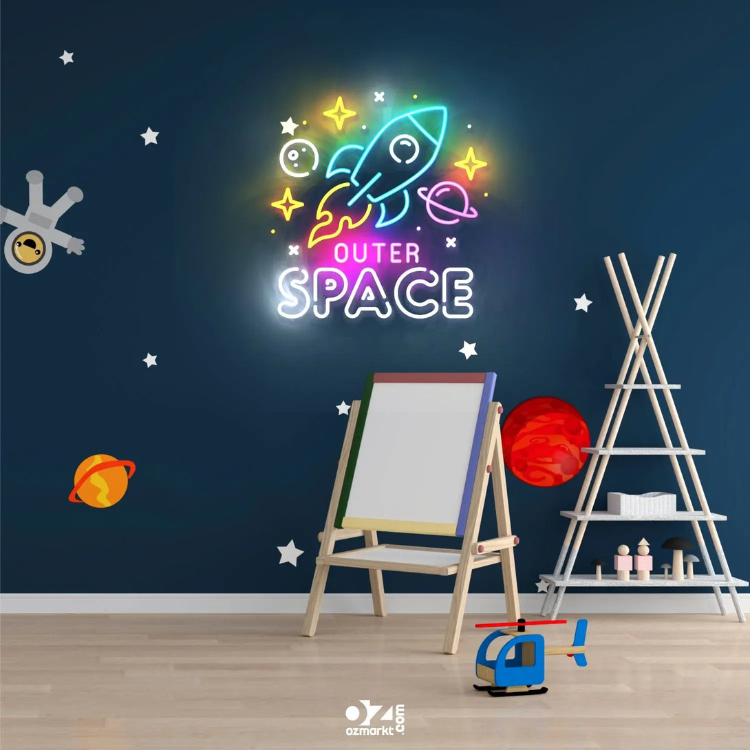 Uzay Aracı Space Neon OzMarkt I Türkiye'nin reklam ürünleri marketi