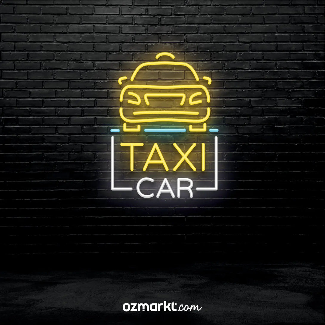 Taxi Car Neon OzMarkt I Türkiye'nin reklam ürünleri marketi